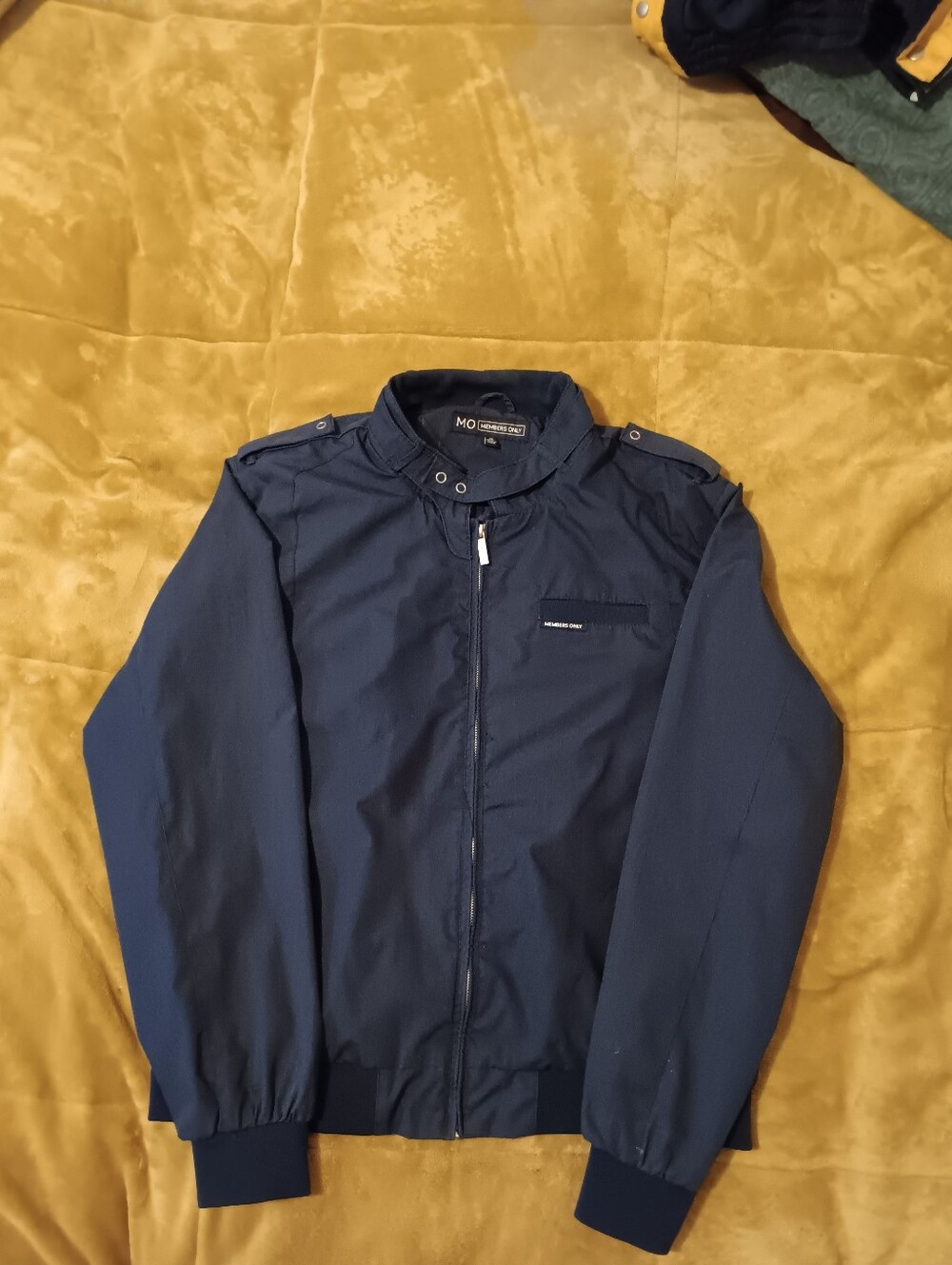 Vintage Members Only Jacket In Navy.